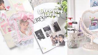 [LIFE DIARIES] aesthetic room decor, nct dojaejung perfume unboxing, toploader deco, kpop shopping