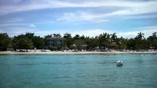 Couples Negril glass bottom boat