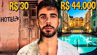 Hotel Mais BARATO vs Hotel Mais CARO do Brasil