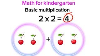 Basic Multiplication for Kindergarten | Preschool Learning @daneshdyagne-funandlearning