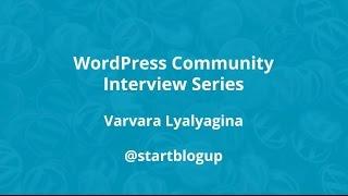 Interview for WordPress.TV