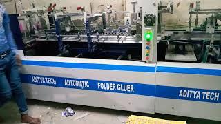 Aditya tech folder gluer manufacturing machine contact  +918178661776