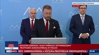 Pierwszy przypadek koronawirusa w Polsce