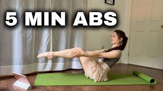 Everyday Ballet Core workout | 5 minute abs, no equipment, tabatas, beginner friendly workout