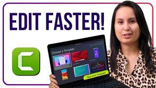 Camtasia 2024 How to Create Your Own Templates (streamline workflow, stay on-brand & edit faster)