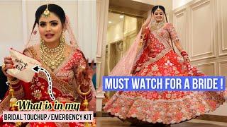 My Bridal Emergency Kit | How to make a BRIDAL TOUCHUP Kit ? Kashika Chauhan