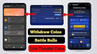 battle bulls withdrawal kaise kare | battle bulls coins withdraw | smart wallet address | promo code