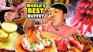 #1 BEST Buffet in THE WORLD! French LOBSTER BUFFET  took 4 HOURS by TRAIN! WORTH IT!