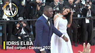 Idris Elba and his wife Sabrina at the premiere in Cannes 2022