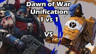 Dawn of War Unification: 1 vs 1 Night Lords (Kubini) vs Tau Empire (Vrax)