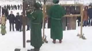 Russian Bell-Ringers in Wintertime