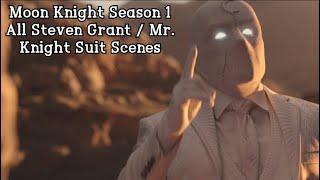 All Steven Grant / Mr. Knight Suit Scenes | Moon Knight Season 1