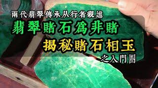 翡翠赌石为非赌，揭秘赌石相玉02集，玉木西教你正确的翡翠认知。