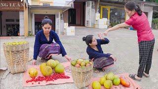 The mute bride learned to go to the market to sell goods for the first time