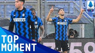 Hakimi scores unstoppable top-corner strike | Roma 2-2 Inter | Top Moment | Serie A TIM