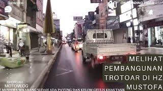 Proses pembangunan trotoar di Tasikmalaya hz mustofa mirip di yogyakarta kini sudah hampir selesai.