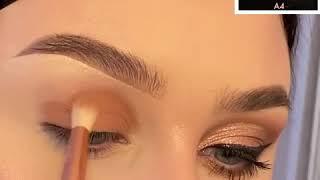 Simple and easy eye makeup for the party  آرایش چشم ساده و آسان