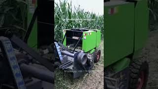 Corn silage harvester and baler machine for farm use