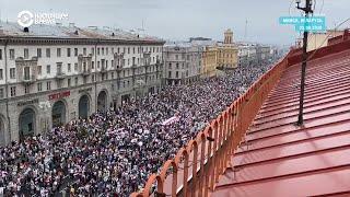 "Мы не устали". 200-тысячный марш в Минске