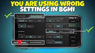 BGMI & PUBG All Basic To Advance SETTING/CONTROLS Perfect BGMI Guide | BGMI / PUBG MOBILE