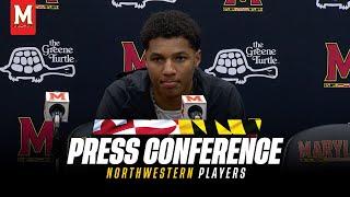 Maryland Men's Basketball | Postgame Player Press Conference | Northwestern