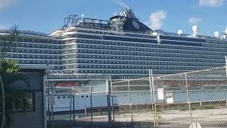 MSC Seaside leaving Port Canaveral