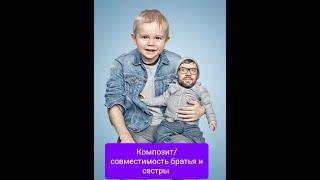 Композит/совместимость между братьями и сёстрами (метод Хшановской)