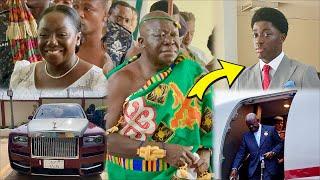 Otumfour, Lady Julia Arrived In Accra To Celebrates The Prince Of Ashanti Graduation Ceremony