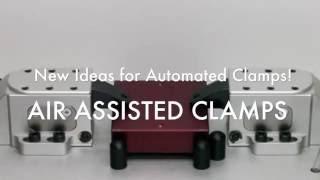 IMAO pneumatic air asisted cylinder CLAMPS and actuators