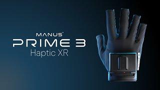 MANUS Prime 3 Haptic XR - Integrated & Lightweight Per-Finger Haptics