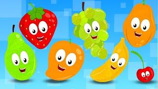 Ten Little Fruits - Learning Song & More Rhymes for Children