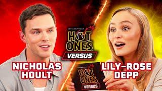 Nicholas Hoult vs. Lily-Rose Depp | Hot Ones Versus