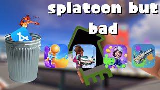 Splatoon but on iOS and bad