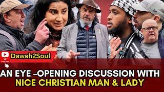 This Unholy Alliance Surprises Me! Siraaj With Good Christian Man & Lady | Speakers Corner