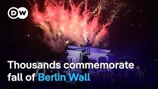 35th anniversary of fall of Berlin Wall marred by governing coalition collapse | DW News