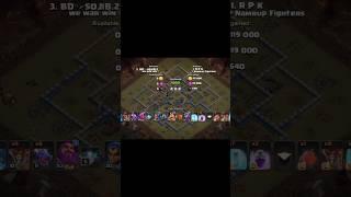 Wall league attack of clash of clan .. #gaming #clashofclans #gameplay #shorts #video