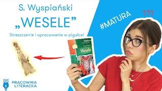 „Wesele” S. Wyspiański - streszczenie i opracowanie w pigułce #matura #matura2020 #wesele #lektury