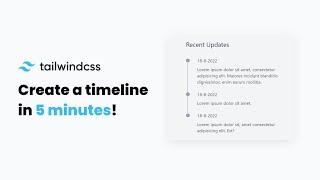 How to create a Timeline  - Tailwind CSS tutorial