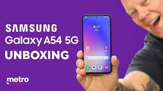 Samsung Galaxy A54 5G Unboxing: 6.4" FHD+ Screen | Metro by T-Mobile