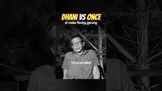 Dhani vs Once di mata sahabatnya, #rockygerung #ahmaddhani #oncemekel  #dewa19