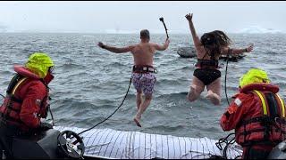 Prince Adventures #Polarplunge #Seabourn #Venture #Expedition - 2024 - Would you take a #coldplunge?