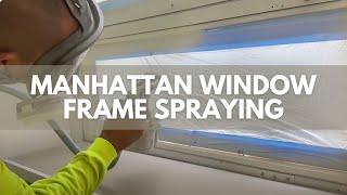 Manhattan Window Frame Spraying - Paintworks & Decorating