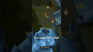 Fire mage is INSANE! #worldofwarcraft #wowclassic #wowpvp #wowsod #seasonofdiscovery #mage #magepvp