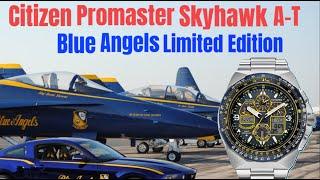 Citizen Eco Drive Promaster Skyhawk A T Blue Angels Limited Edition Watch | Wrist Watchers