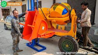 1.5 Bag Construction Lift Mixer Machines | 2 In 1 Lift Mixer Machine With Lift Attachments