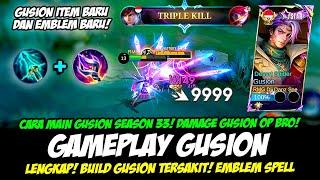 GAMEPLAY GUSION STARLIGHT + CARA MAIN GUSION ITEM BARUBUILD GUSION TERSAKIT 2024TUTORIAL GUSION ML