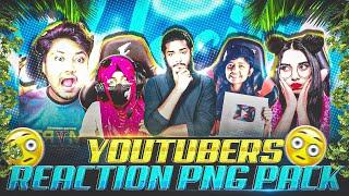 BD ALL YOUTUBER REACTION PNG PACK | FREE FIRE ALL BD YOUTUBER PNG | @TRAPTHEGAMER@HeadHunterFF