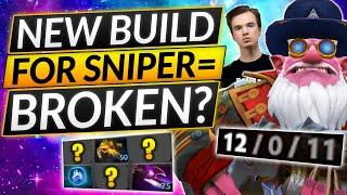 NEW SNIPER Strategy is FREE MMR - BROKEN BUILD + HARD CARRY Tips - Dota 2 Guide