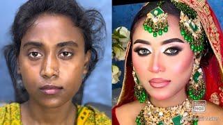 Step by step tutorial of Asian Bridal Makeup by Nadia’s makeover