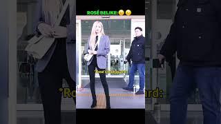 the difference between Rosé's bodyguard and IU's bodyguard!!  #blackpink #rosé